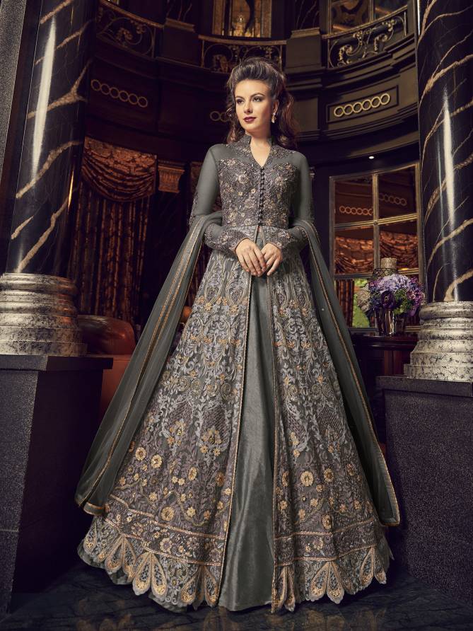 Swagat Violet 5905 Colour Embroidery Wedding Wear Salwar Kameez Wholesale Price In Surat
